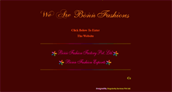 Desktop Screenshot of bonnfashion.com